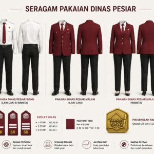 Seragam Pesiar Siswa Lengkap